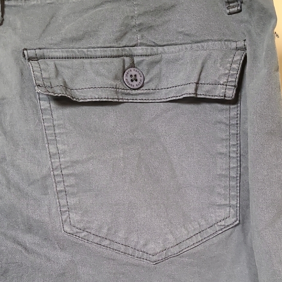 Kensie Women's Cargo Style Navy Blue Cargo Jeans Size 14 - Picture 9 of 11